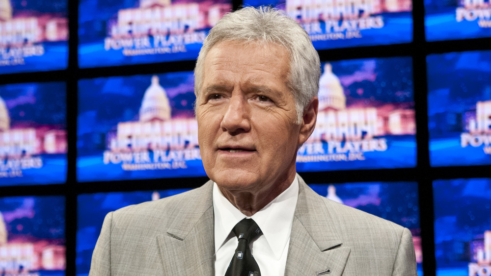 Alex Trebek Jeopardy set