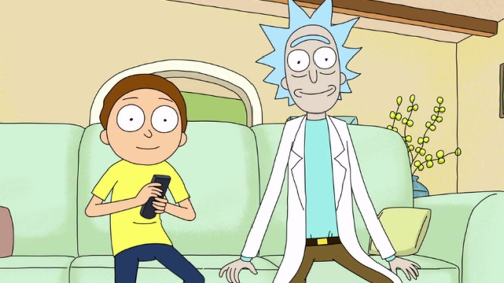 Rick and Morty watch some Interdimensional Cable