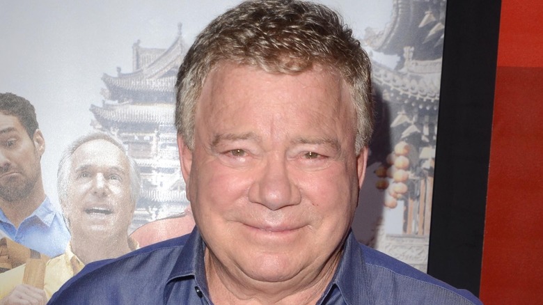 William Shatner smiling