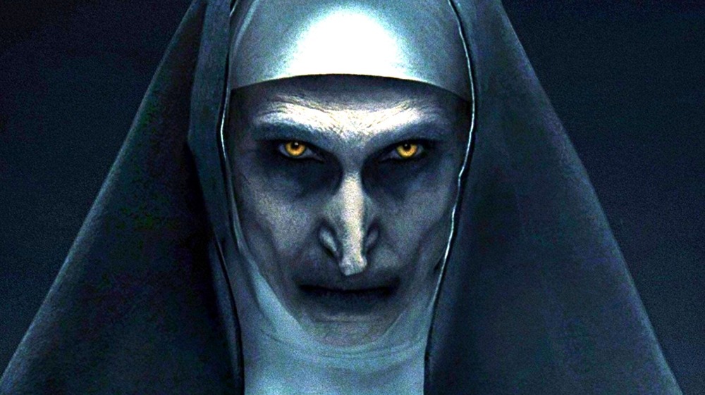 The Conjuring Nun being creepy