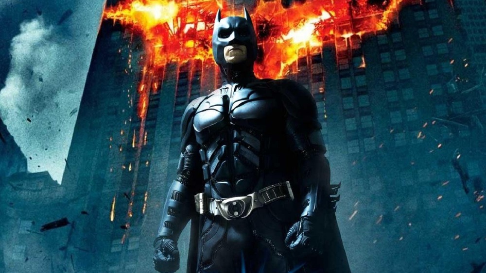 Batman on The Dark Knight poster