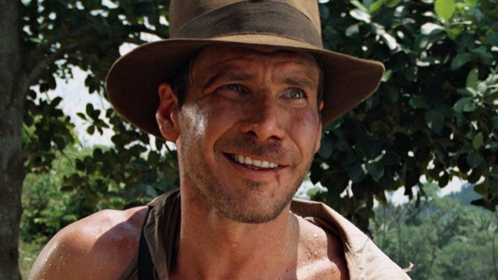 Indiana Jones smiling