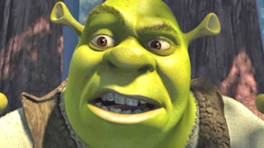 Shrek looking confused