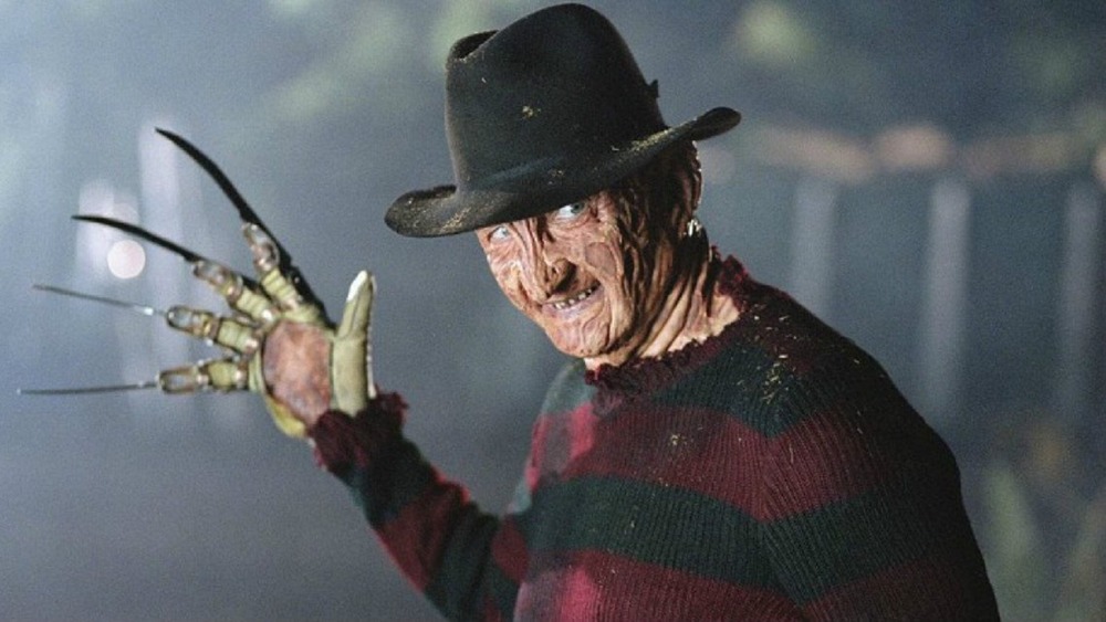 Freddy Krueger brandishing his knives