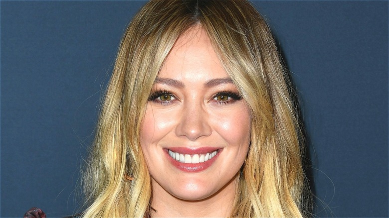 Hilary Duff smiling