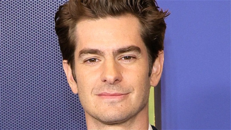 Andrew Garfield smiling