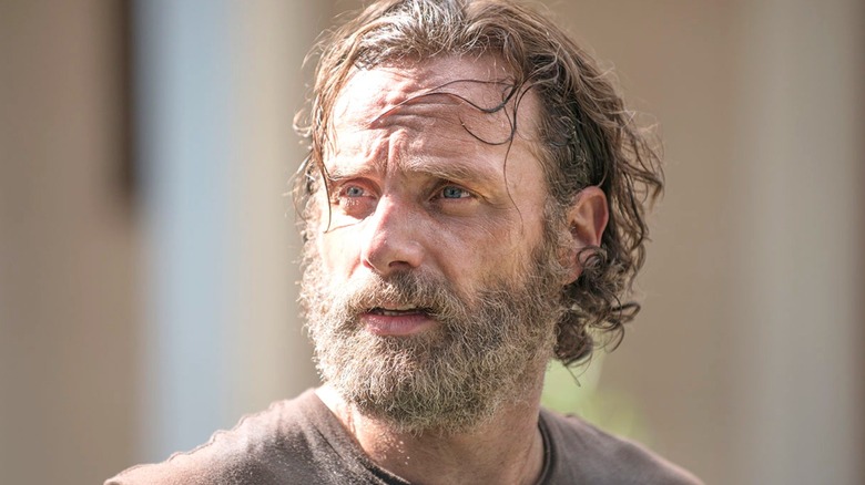 Rick Grimes worried