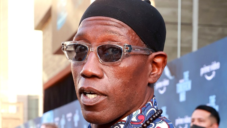 Actor Wesley Snipes at a red carpet event