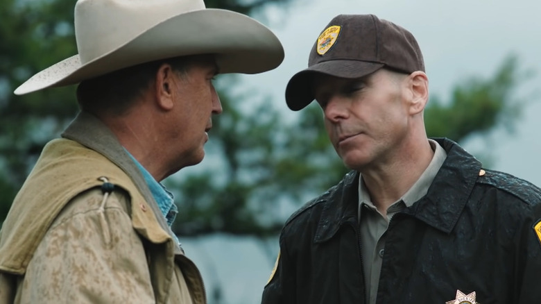 John Dutton making a deal in Yellowstone