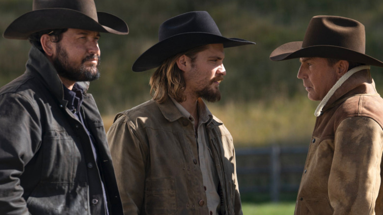 Rip Kayce and John grumbling in Yellowstone