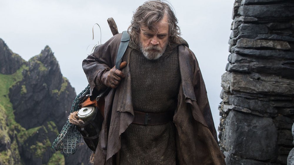 Mark Hamill as Luke Skywalker in The Last Jedi