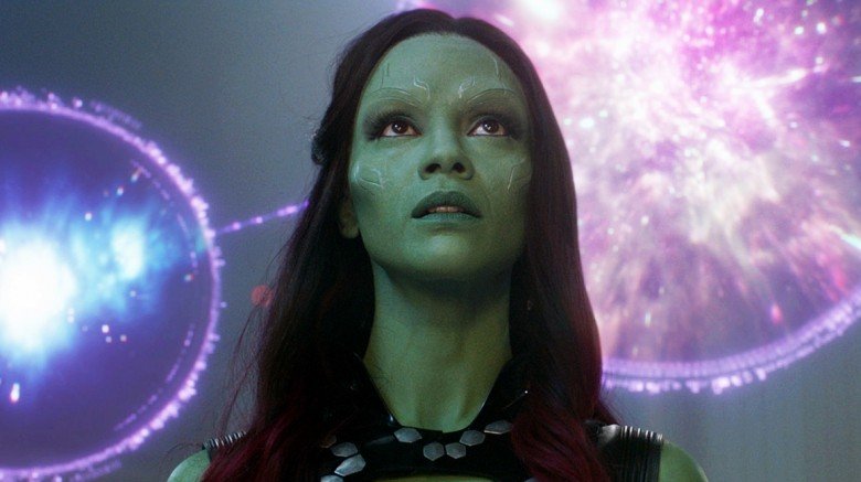 Zoe Saldana in Guardians of the Galaxy Vol. 2