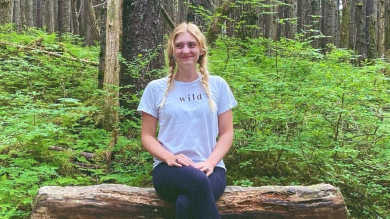 Willow sitting on a tree