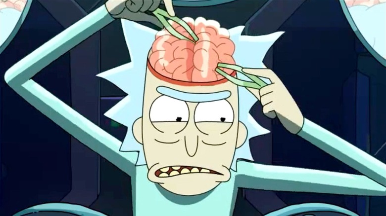 Rick in Rick and Morty Season 5 Episode 5 "Amortycan Grickfitti"