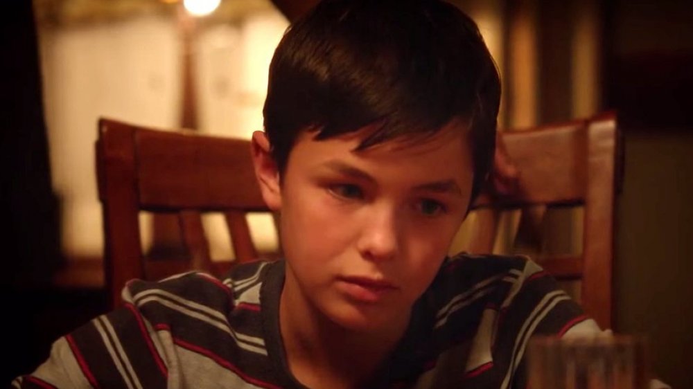 Logan Williams as Young Barry Allen in The Flash