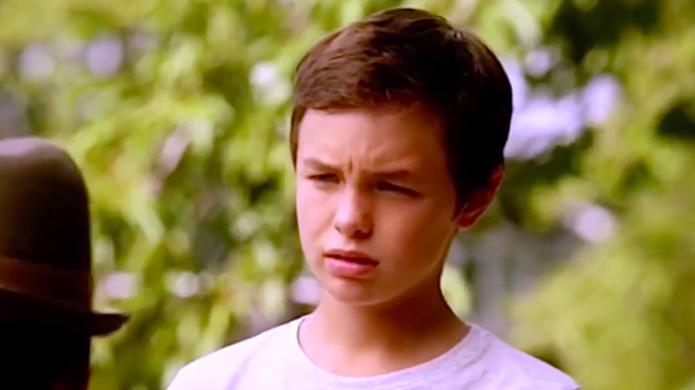 Logan Williams as Young Barry Allen on The Flash
