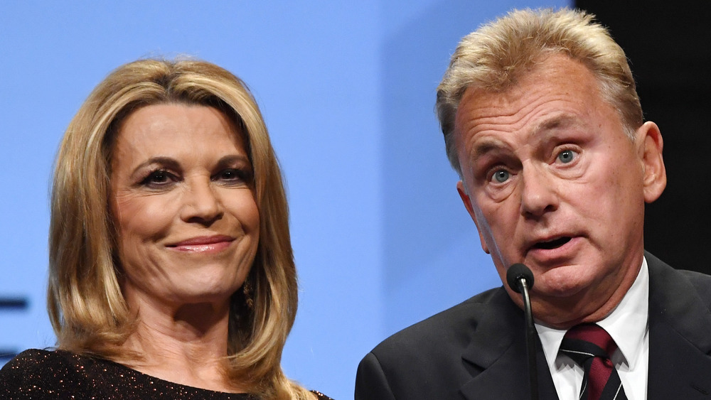 Vanna White and Pat Sajak