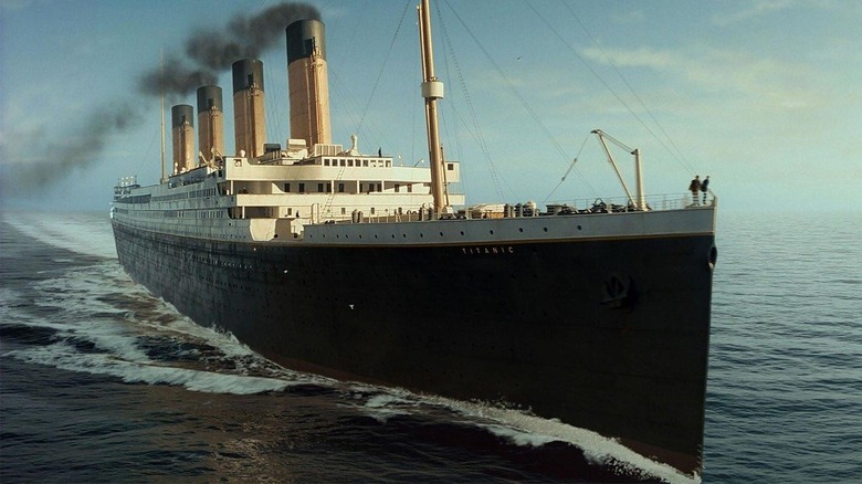 Titanic sails along