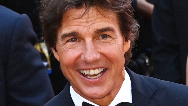 Tom Cruise smiling at Cannes