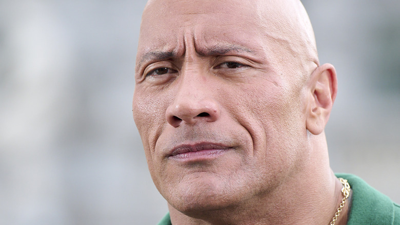 Dwayne Johnson being super