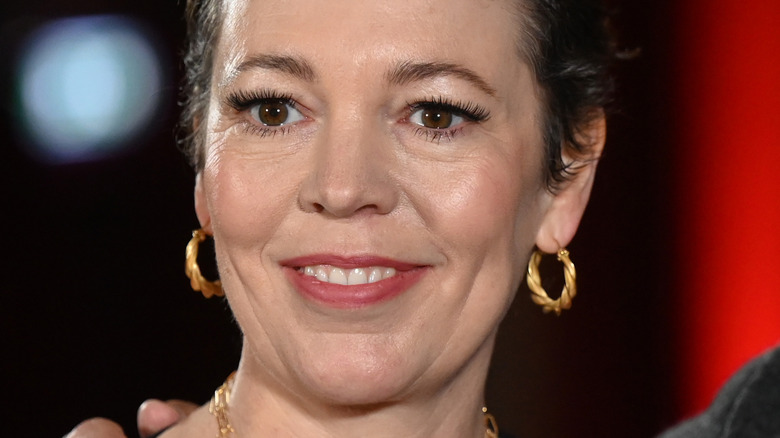 Olivia Colman posing