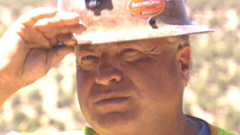 Freddy Dodge tipping his hard hat