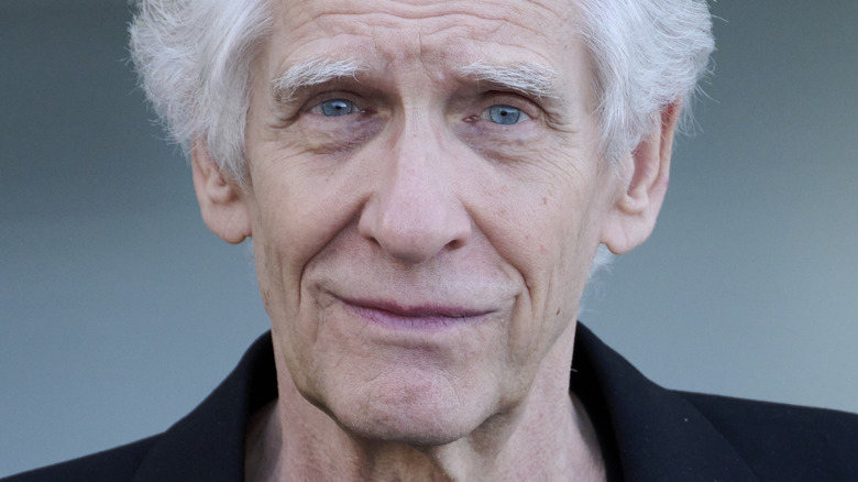 David Cronenberg smiling