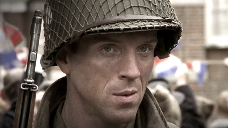 Damian Lewis as Winters in Band of Brothers