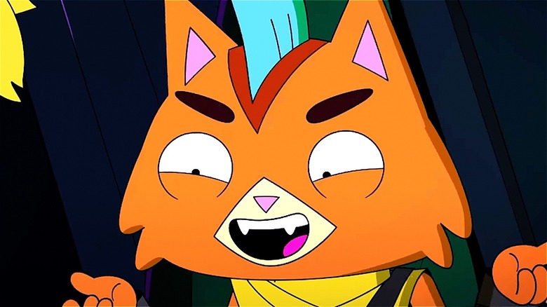 Little Cato is excited on Final Space
