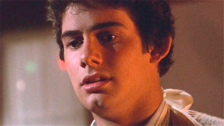 Billy Peltzer looking forward in Gremlins