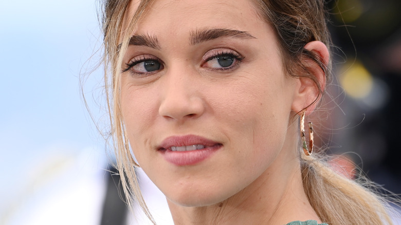 Matilda Lutz looking back