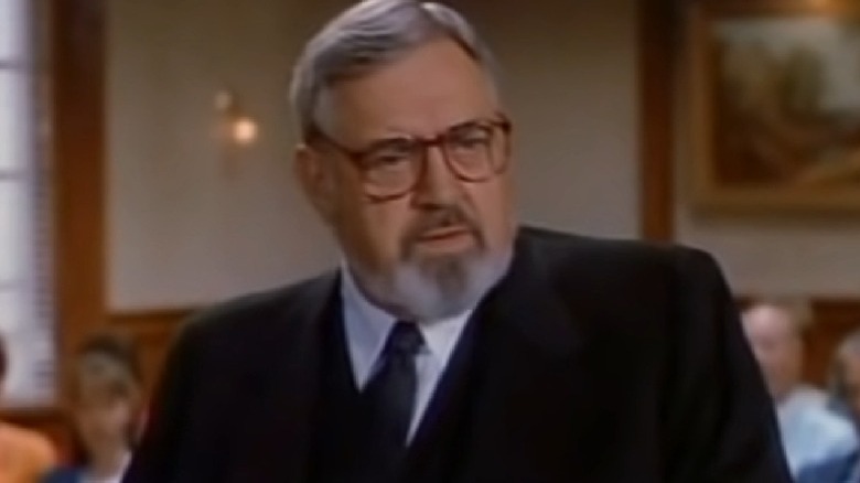 Perry Mason wearing suit