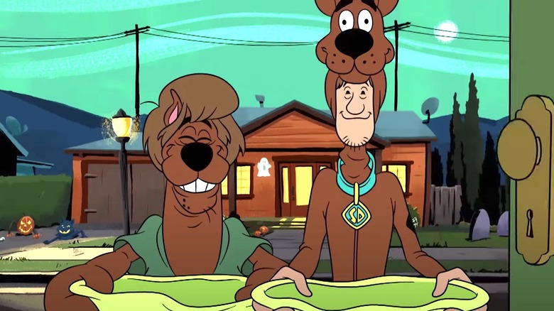 Scooby and Shaggy smiling