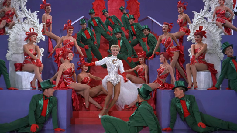 Dancers performing