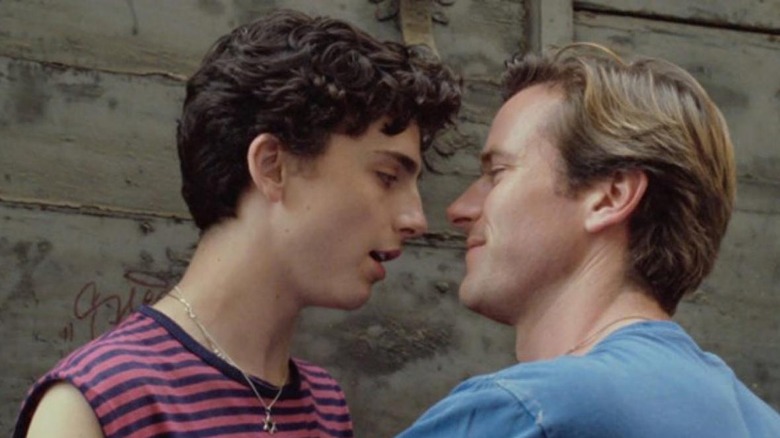 Timothée Chalamet and Armie Hammer in Call Me By Your Name