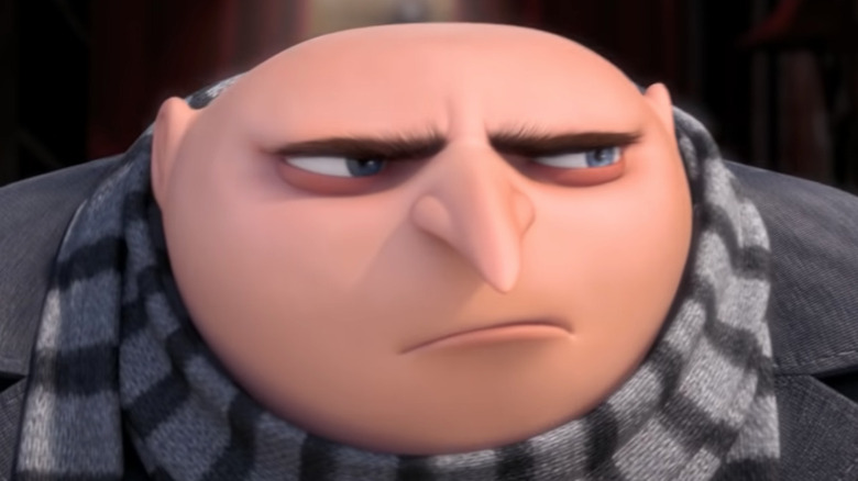 Gru despicable me  scowling