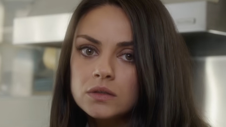 Mila Kunis Bad Moms stern face