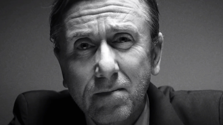 Tim Roth looking serious