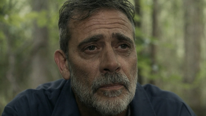 Jeffrey Dean Morgan Negan looks sad