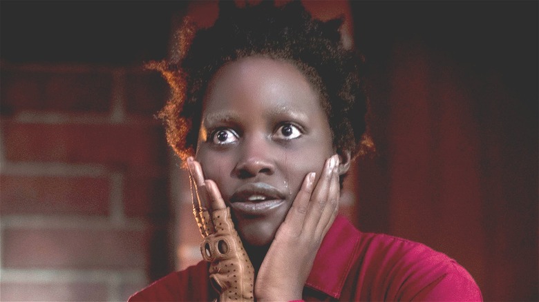 Lupita Nyong'o crying in Us