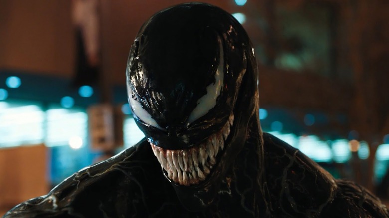 Venom smiling in Venom