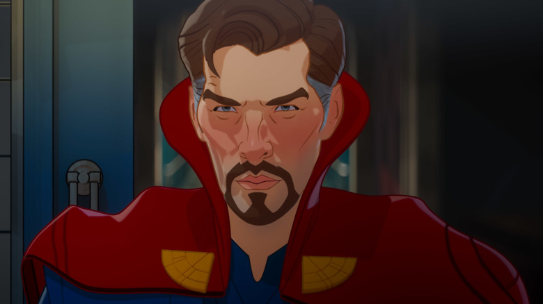 Doctor Steven Strange glaring
