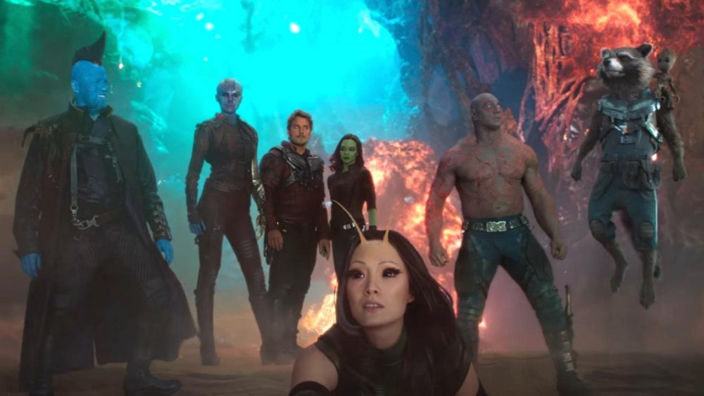 The Guardians assemble in Guardians of the Galaxy, Vol. 2