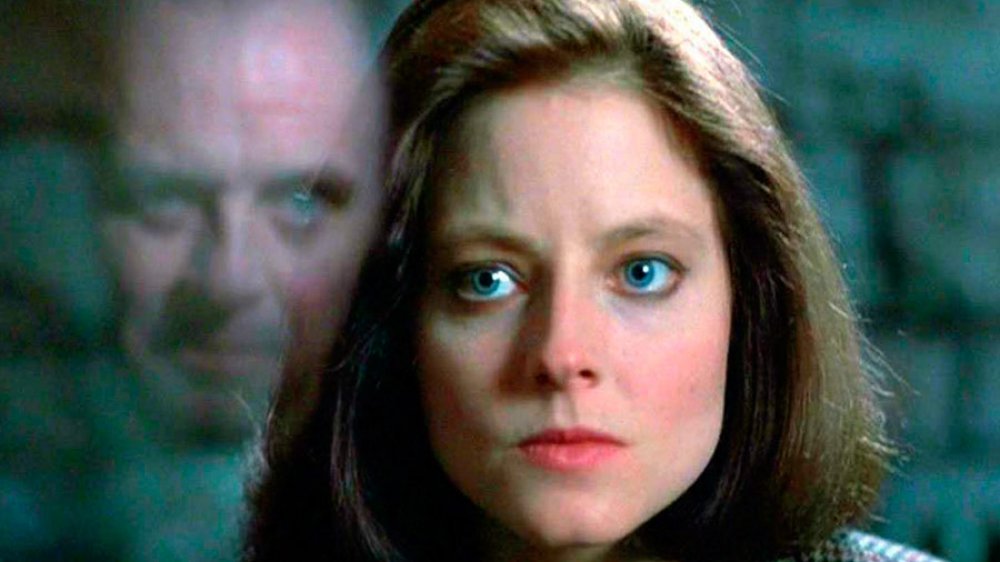 Jodie Foster and Anthony Hopkins in The Silence of the Lambs