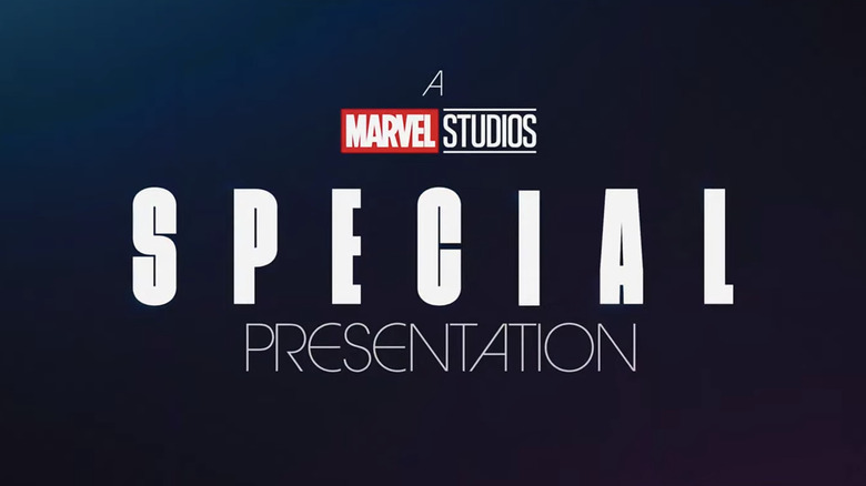 The Marvel Studios Special Presentation intro