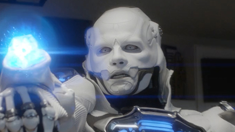 Anthony Carrigan as Dennis Caleb McCoy the killer robot from the future in Bill & Ted Face the Music