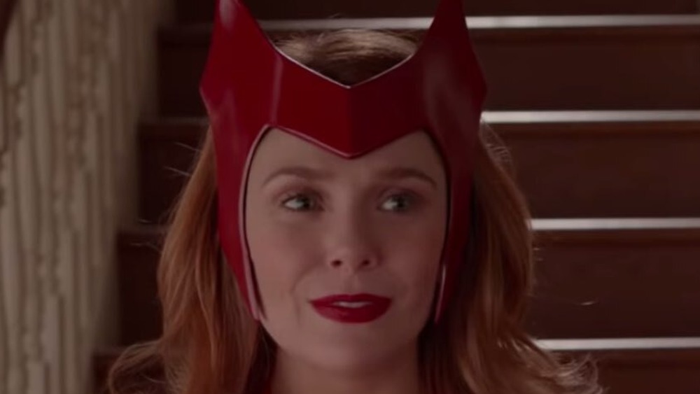 Wanda in Halloween costume