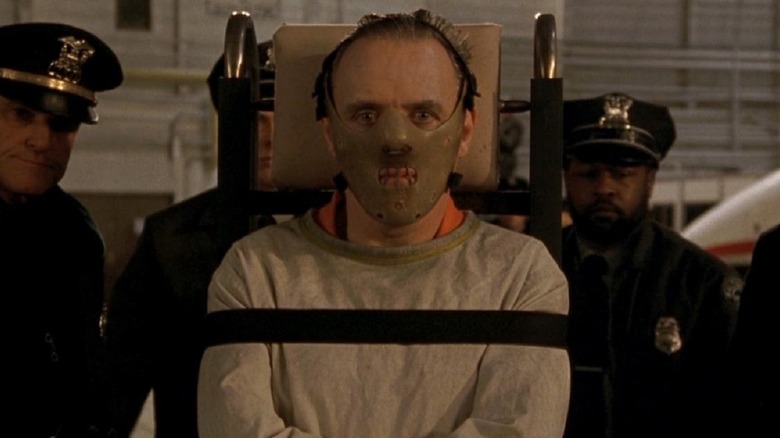 Hannibal Lecter in straitjacket