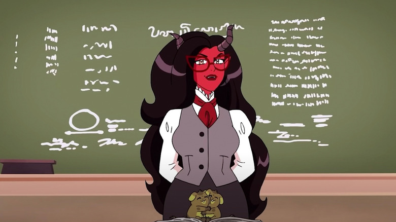 Professor Caraway teaching 