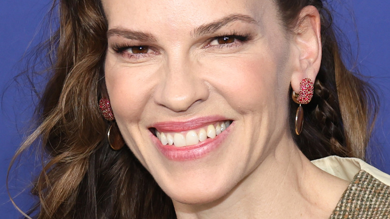 Hilary Swank smiling